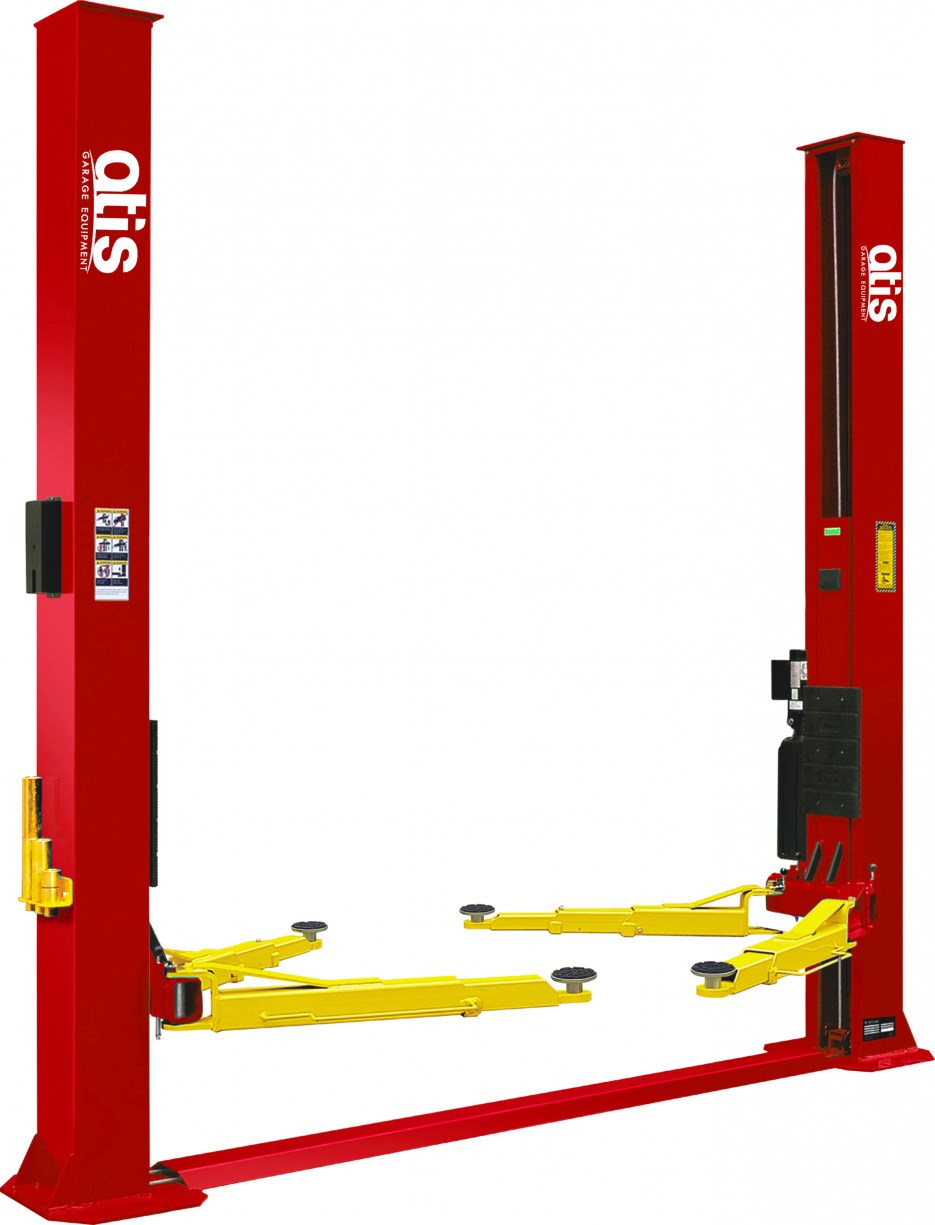 Двухстоечный электрогидравлический подъемник A255M (PEAK 212) с нижней синхронизацией (для коммерческих автомобилей), г/п 5,5 т