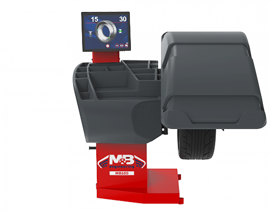 Балансировочный станок MB600P с сонаром, тачскрином, автоматическим вводом 3 параметров
